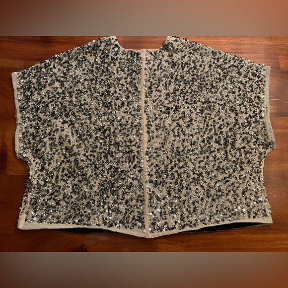 ELOQUII studio Women’s Party Cocktail Short Sleeve Jacket W/sequins Shimmer 18 - Picture 7 of 10